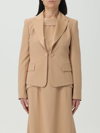 ALBERTA FERRETTI BLAZER ALBERTA FERRETTI WOMAN COLOR BEIGE,F12999022