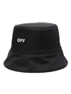 OFF-WHITE LOGO REVERSIBLE BUCKET HAT