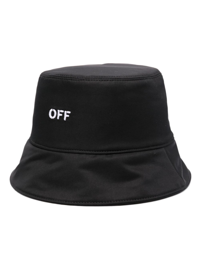 Off-white Reversible Bucket Hat In Black