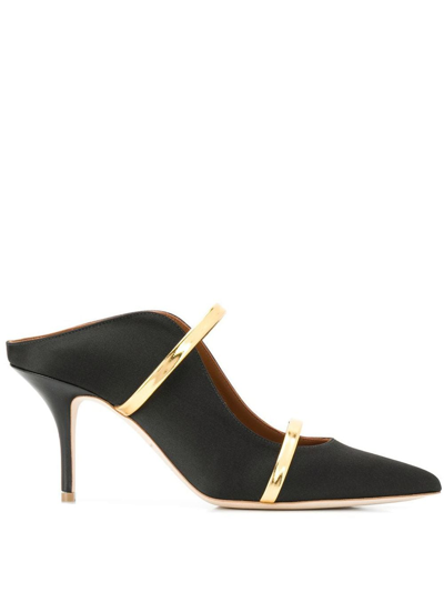 Malone Souliers Maureen Pointed-toe Mules In Black