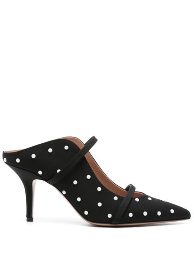 Malone Souliers Maureen 70 Heel Mules In Negro