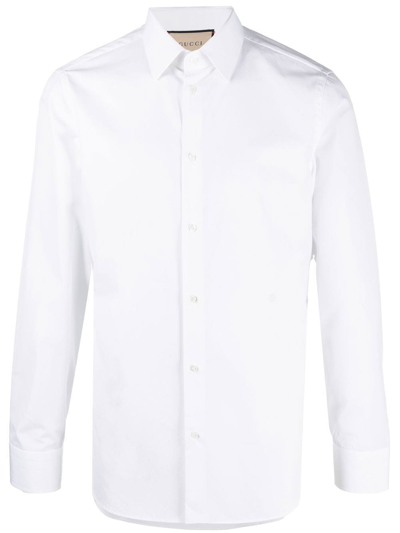 GUCCI GG EMBROIDERY COTTON SHIRT