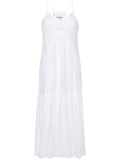 Marant Etoile Sabba Maxi Dress In White