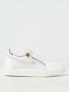 Giuseppe Zanotti Frankie Zip-fastening Lace-up Sneakers In White