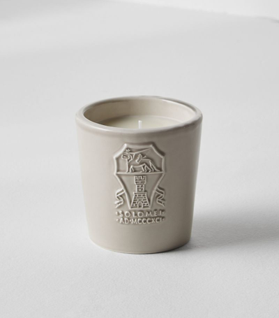 Brunello Cucinelli Ceramic Ebano Candle In Grey