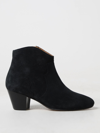 ISABEL MARANT FLAT ANKLE BOOTS ISABEL MARANT WOMAN COLOR BLACK,F16252002