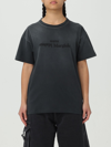 Maison Margiela Reverse Logo Cotton Jersey T-shirt In Black