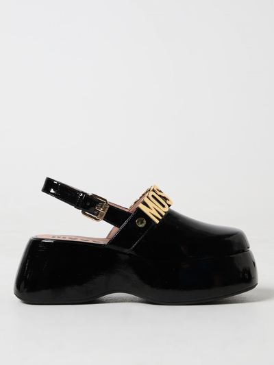 Moschino Couture Flat Sandals  Woman Color Black