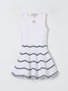TWINSET DRESS TWINSET KIDS COLOR WHITE,F22830001