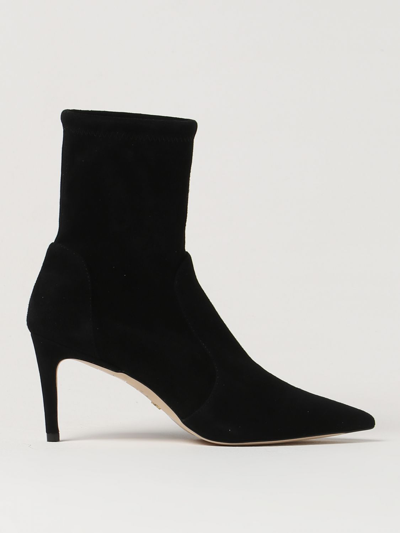 Stuart Weitzman Stuart Pump Booties In Black