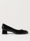 Stuart Weitzman Vivienne Patent Ballerina Pumps In Black