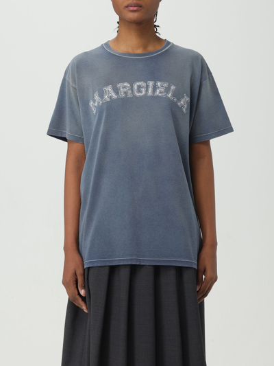 Maison Margiela T-shirt  Woman Color Blue