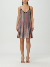 Missoni Sequin Metallic Stripe Slipdress In Multicolor