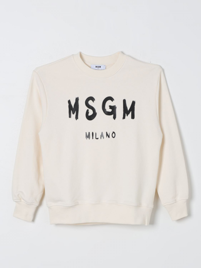 Msgm Sweater  Kids Kids Color Cream In Cream