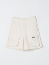 Msgm Shorts  Kids Kids Color Cream In Cream