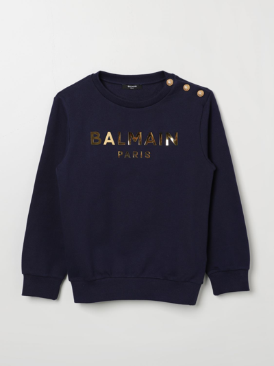 Balmain Sweater  Kids Kids Color Blue