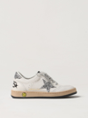 Golden Goose Ball Star Leather Sneakers In White