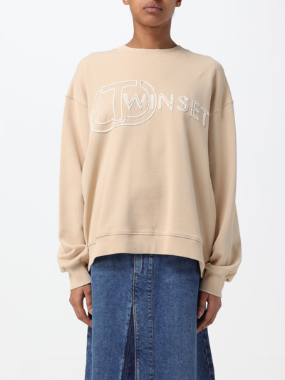 Twinset Sweatshirt  Woman Color Milk