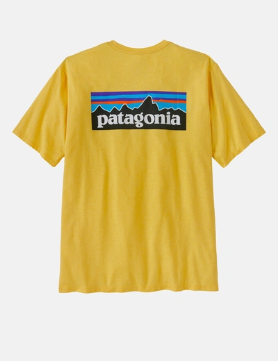 Patagonia P-6 Logo Responsibili-tee T-shirt In Yellow