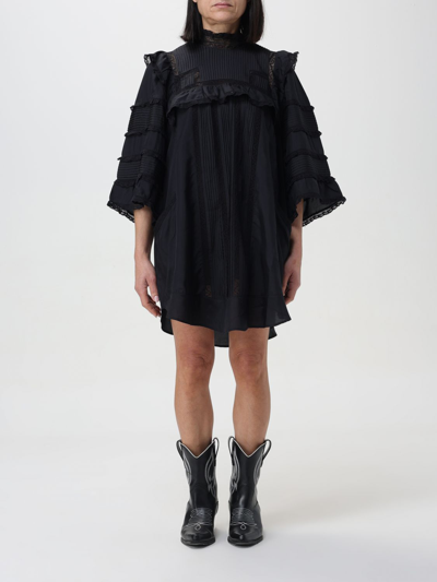 ISABEL MARANT DRESS ISABEL MARANT WOMAN COLOR BLACK,F26734002