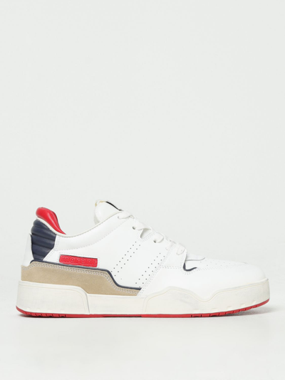 Isabel Marant White Emreeh Trainers In Multicolor