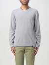 Fay Sweatshirt Aus Pikee In Grey