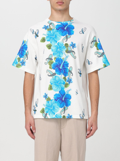 Etro Hibiscus T-shirt In White