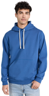 Reigning Champ Classic Fit Handcrafted Midweight Terry Hoodie In Lapis
