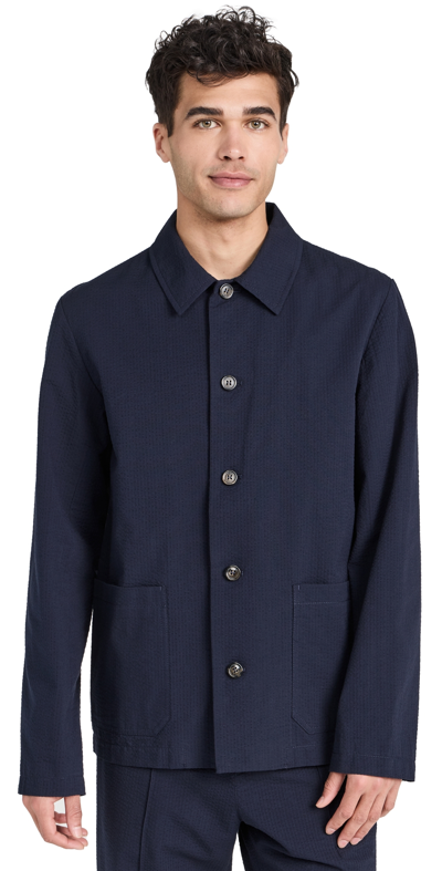 A.p.c. Brest Jacket In Dark_navy