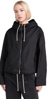 Jil Sander Cropped Padded Blouson Bomber Black In Black