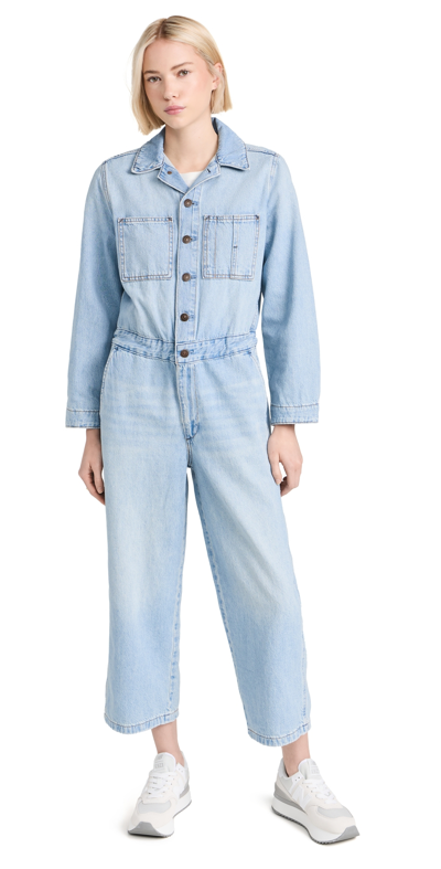 Levi's Blue Iconic Denim Jumpsuit In Celebrate The Moment