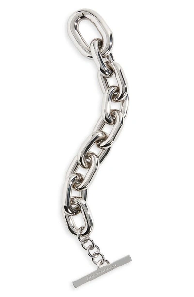 Rabanne Xl Link Silver-tone Chain Bracelet