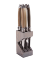 Jean Dubost Laguiole Set Of 6 Steak Knives In Block