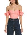Staud Bouvier Top In Pink