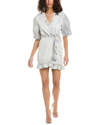 Iro Denim Wrap Dress In Grey