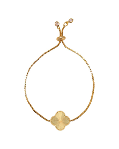 Liv Oliver 18k Adjustable Bracelet In Gold