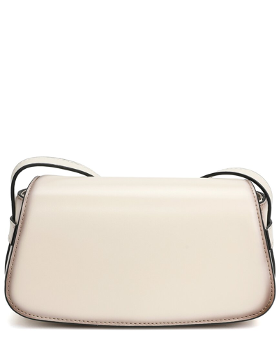 Tiffany & Fred Paris Top-grain Leather Shoulder Bag In Gray