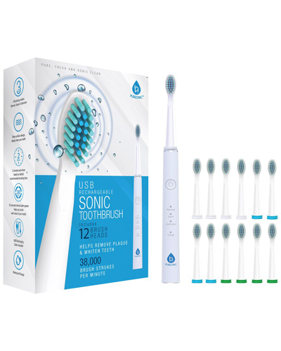 Pursonic Usb Rechargeable Sonic Toothbrush In White