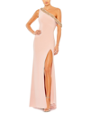 Mac Duggal Beaded Drop Shoulder Jersey Gown