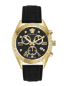 Versace Greca Chrono Leather Watch