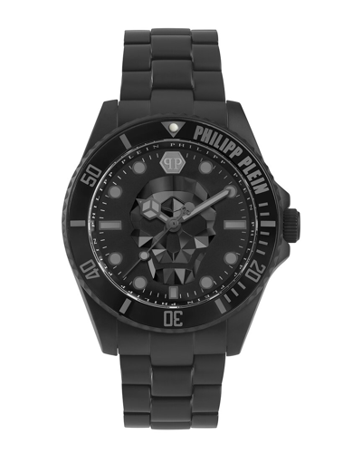 Philipp Plein $kull Diver Watch In Black
