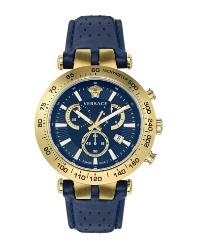 Versace Men's Bold Chrono Watch In Blue