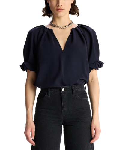 A.l.c Carey Ii Top In Navy In Blue