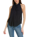 A.l.c Amelia Silk Halter Top In Evening Blue In Blue