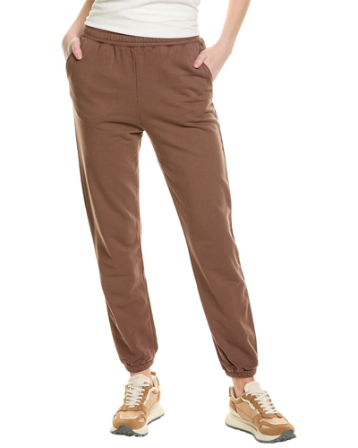 Monrow 90's Classic Jogger In Brown