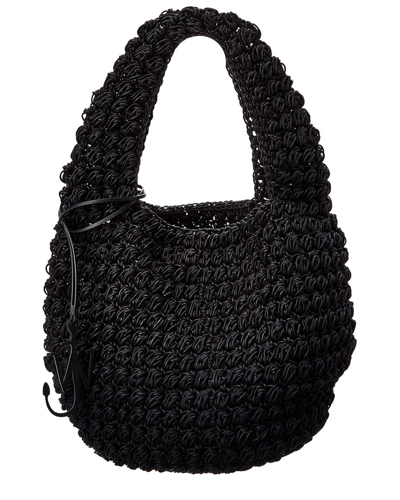 Jw Anderson Popcorn Large Tote In Black