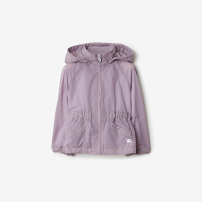 Burberry Kids'  Childrens Nylon Jacket In Pastel Lilac