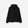 Burberry Ekd Patch Windbreaker Jacket In Black