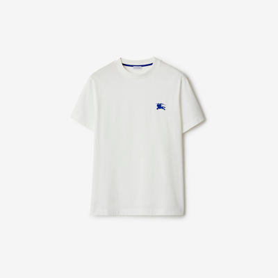 Burberry Cotton T-shirt In White