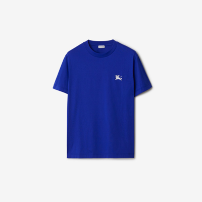 Burberry Cotton T-shirt In Knight